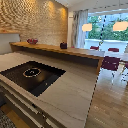 Penthouse Bergblick Salzkammergut דירה באד אישל